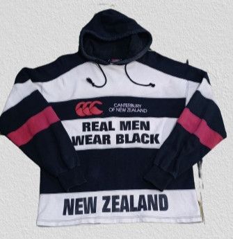 All Blacks Vintage Canterbury Of New Zealand All Black Sweatshirt Size US L / EU 52-54 / 3 - 3 Thumbnail