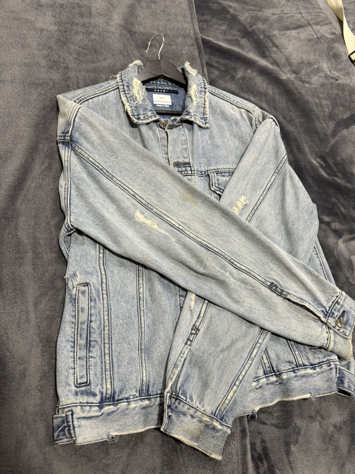 Ksubi Ksubi Distressed Denim Jacket Size US S / EU 44-46 / 1 - 5 Thumbnail