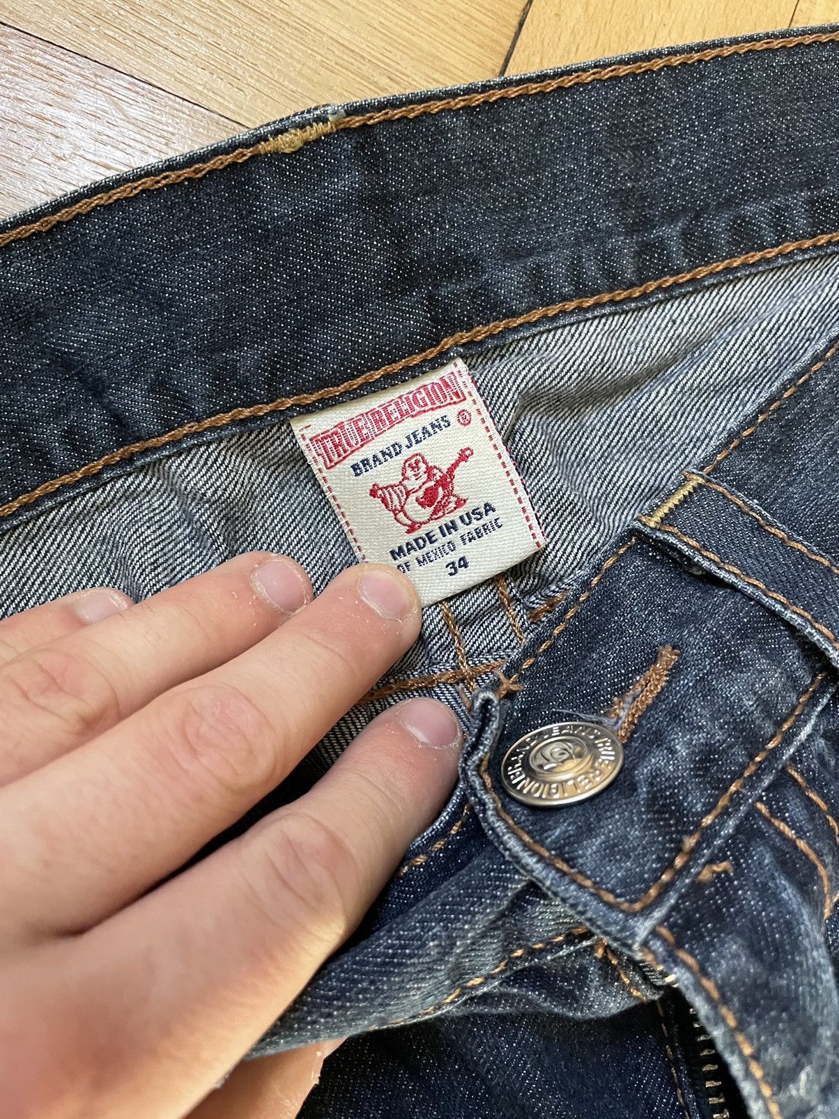 True Religion Vintage True Religion Jeans made in USA Size US 34 / EU 50 - 7 Thumbnail
