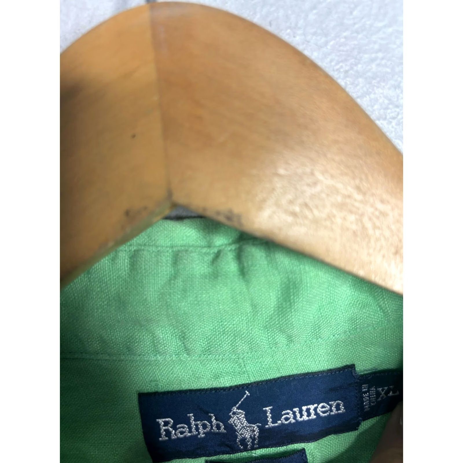 Ralph Lauren Ralph Lauren Shirt Mens 2XL Green Blake Linen Short Sleeve Button Down Size US XL / EU 56 / 4 - 5 Thumbnail