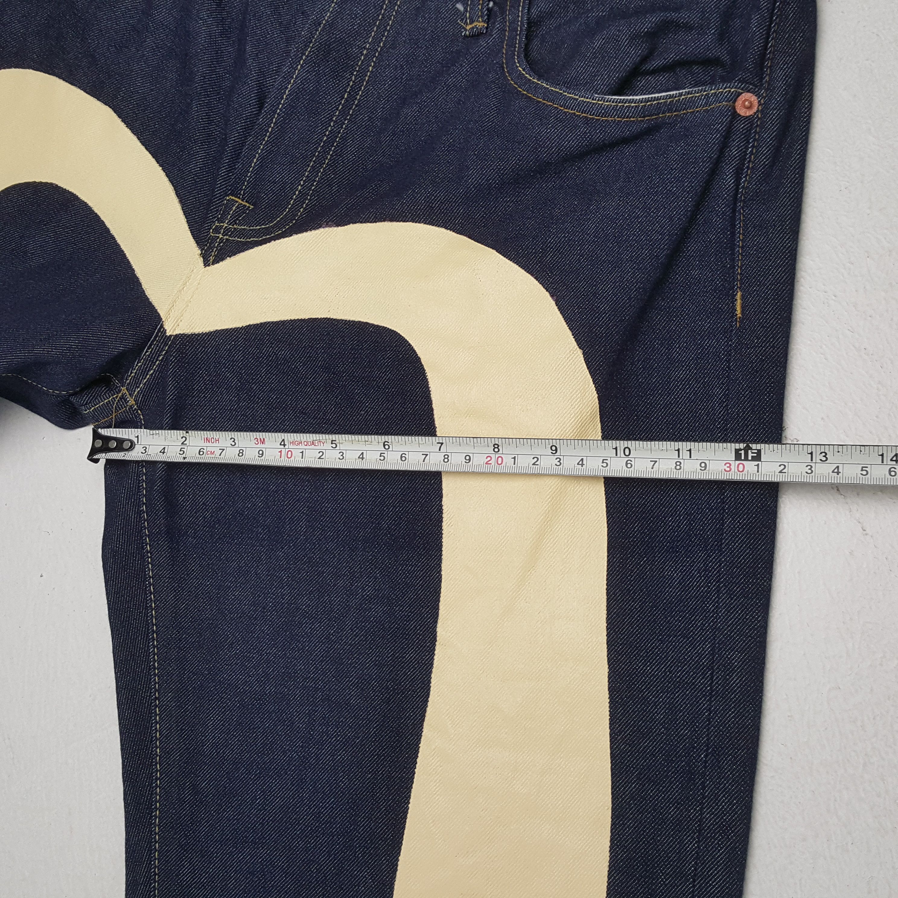 Japanese Brand × Vintage EVISU Japanese Brand Streetwear Custom Daicock Jeans Size US 32 / EU 48 - 9 Thumbnail