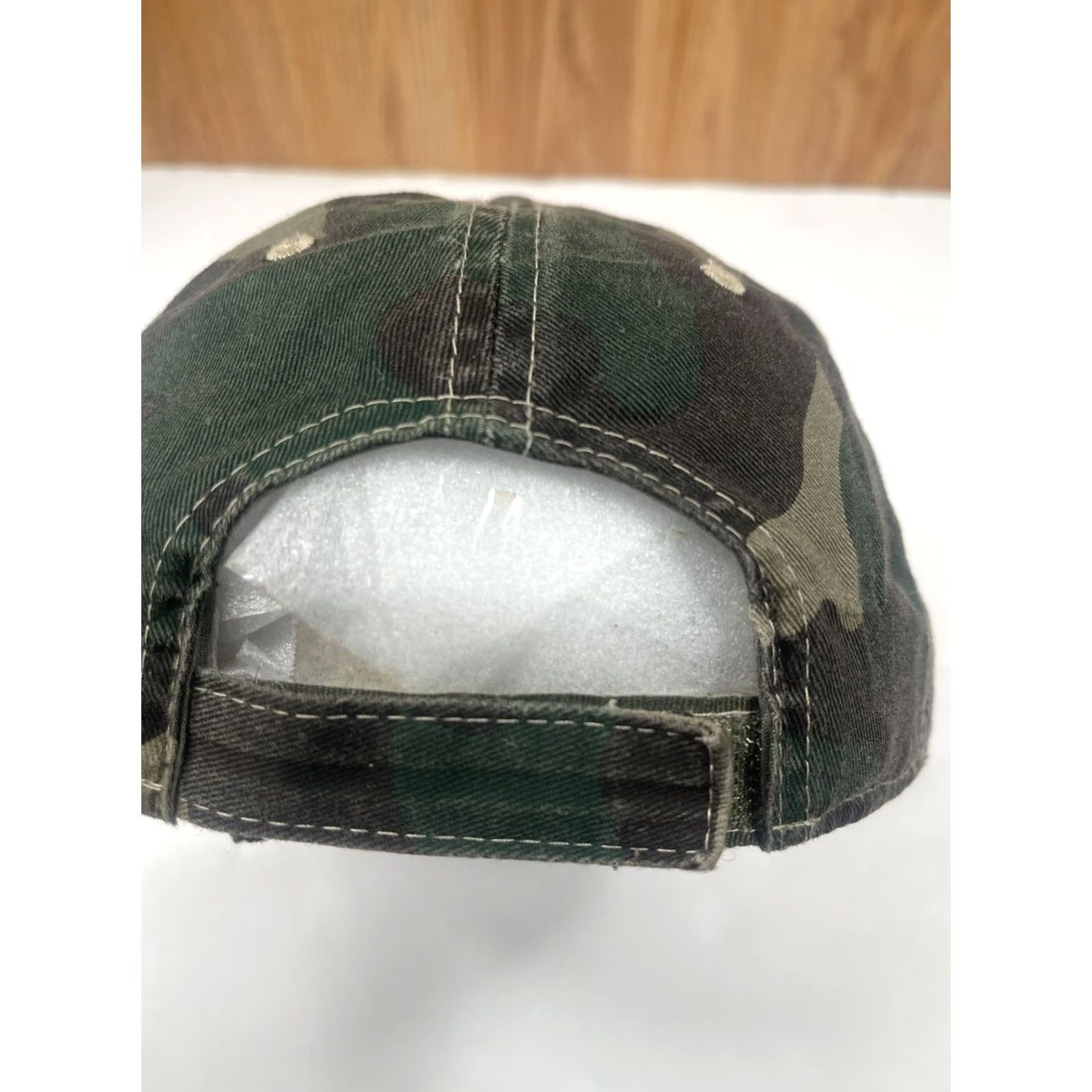 Vintage Infinity Blank Adult Adjustable StrapBack Baseball Hat Cap Camouflage Size ONE SIZE - 7 Thumbnail