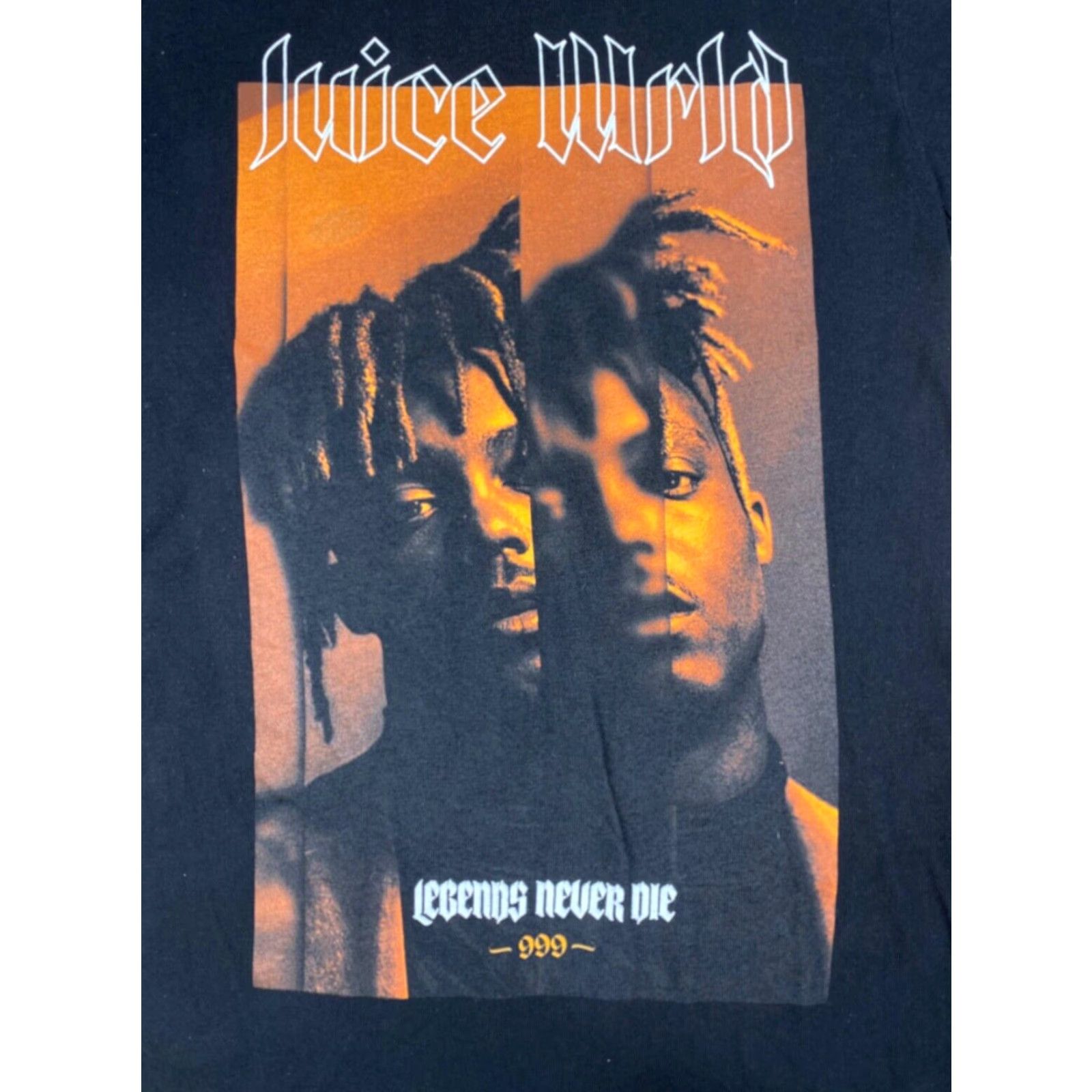 Vintage Juice Wrld Legends Never Die 999 Black Tshirt Size Small Graphic Distress 2589 Size US S / EU 44-46 / 1 - 2 Thumbnail