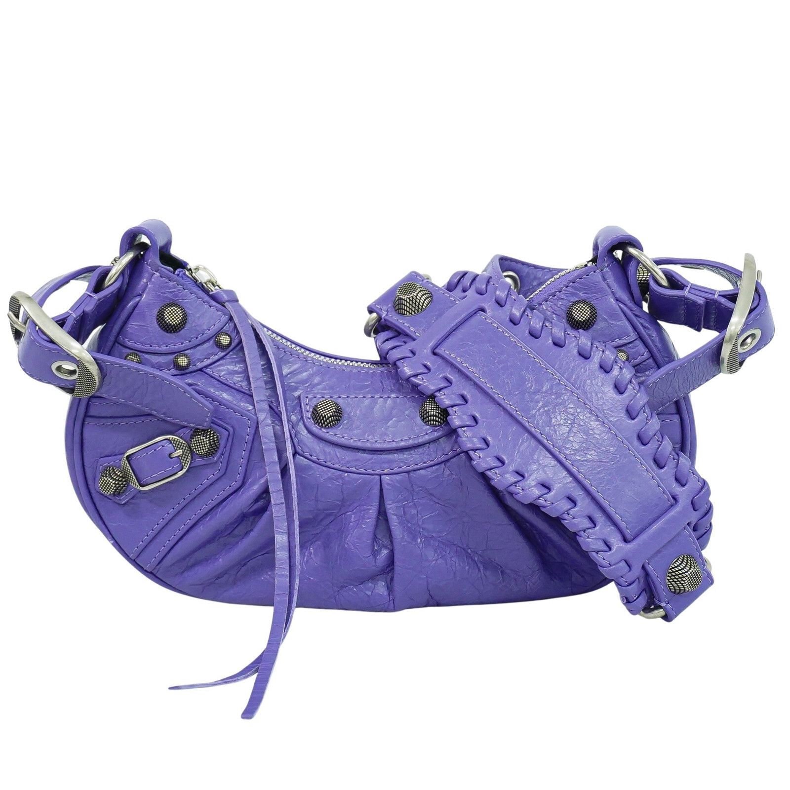 Balenciaga Balenciaga Le Cagole Giant Studs Shoulder Bag Leather Size ONE SIZE - 1 Thumbnail