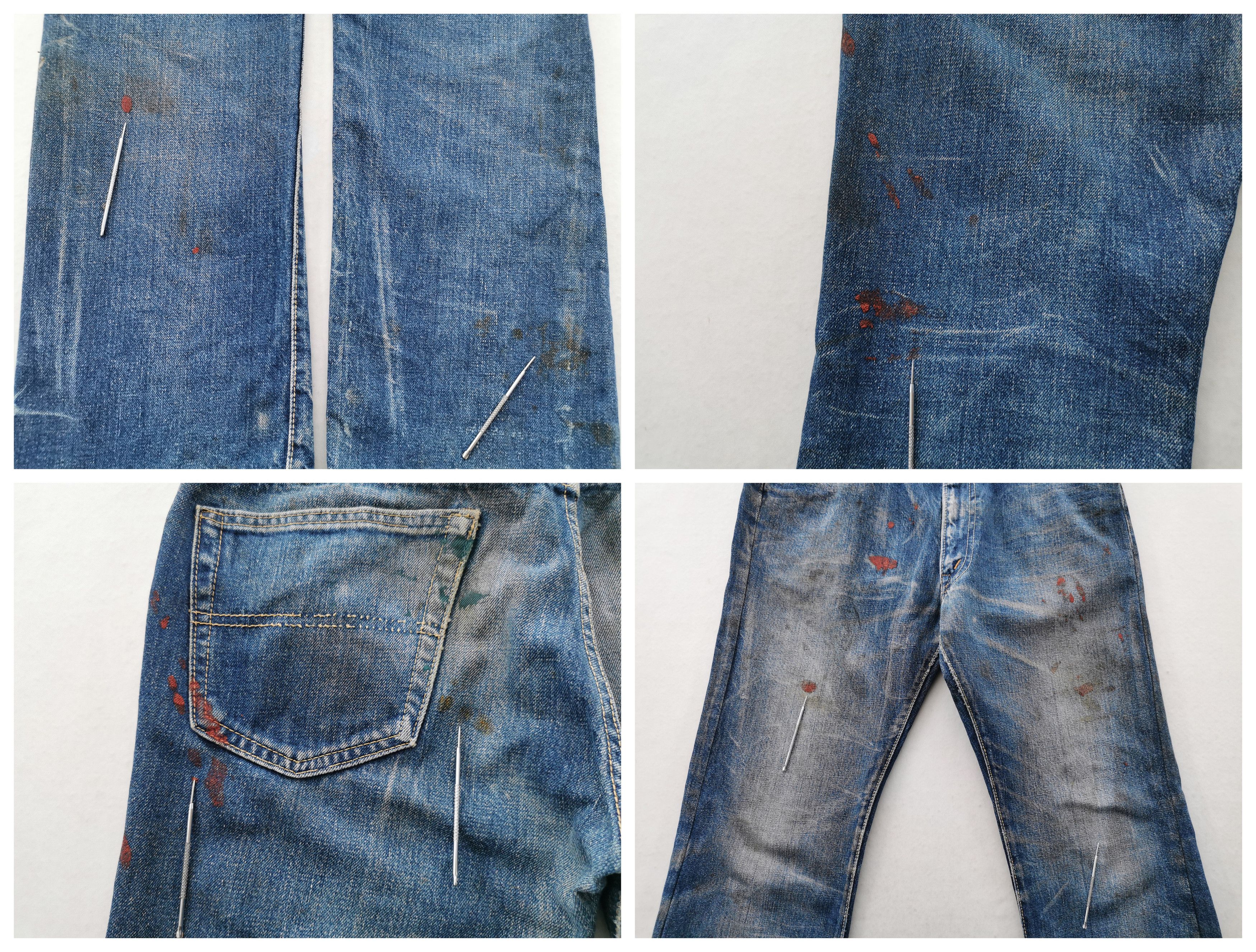 Big John Distressed Vintage 80's Big John Denim Jeans Made In USA Size US 32 / EU 48 - 9 Thumbnail