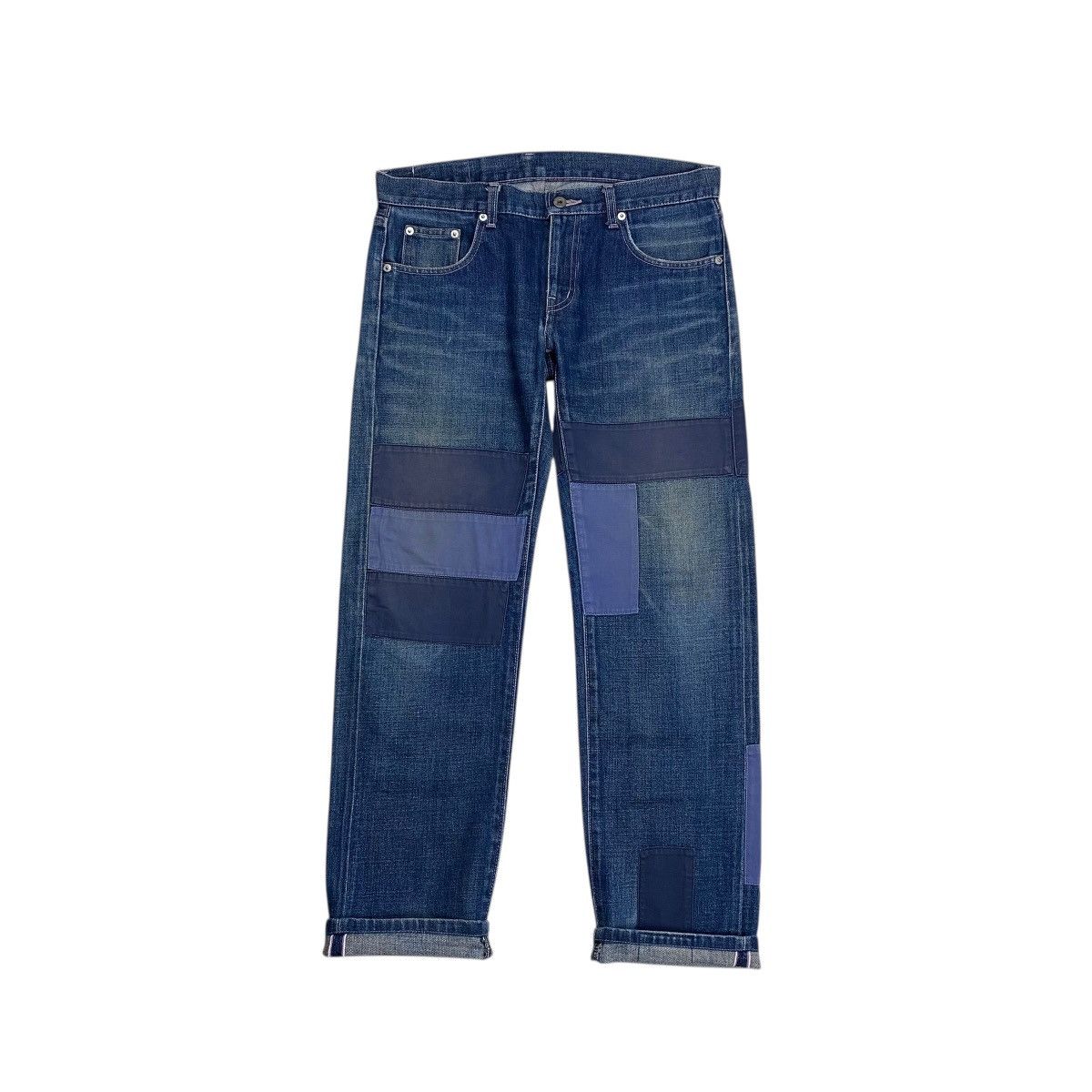 Neighborhood Neighrborhood Patchwork Savage Denim Selvedge Pants Size US 33 - 2 Thumbnail