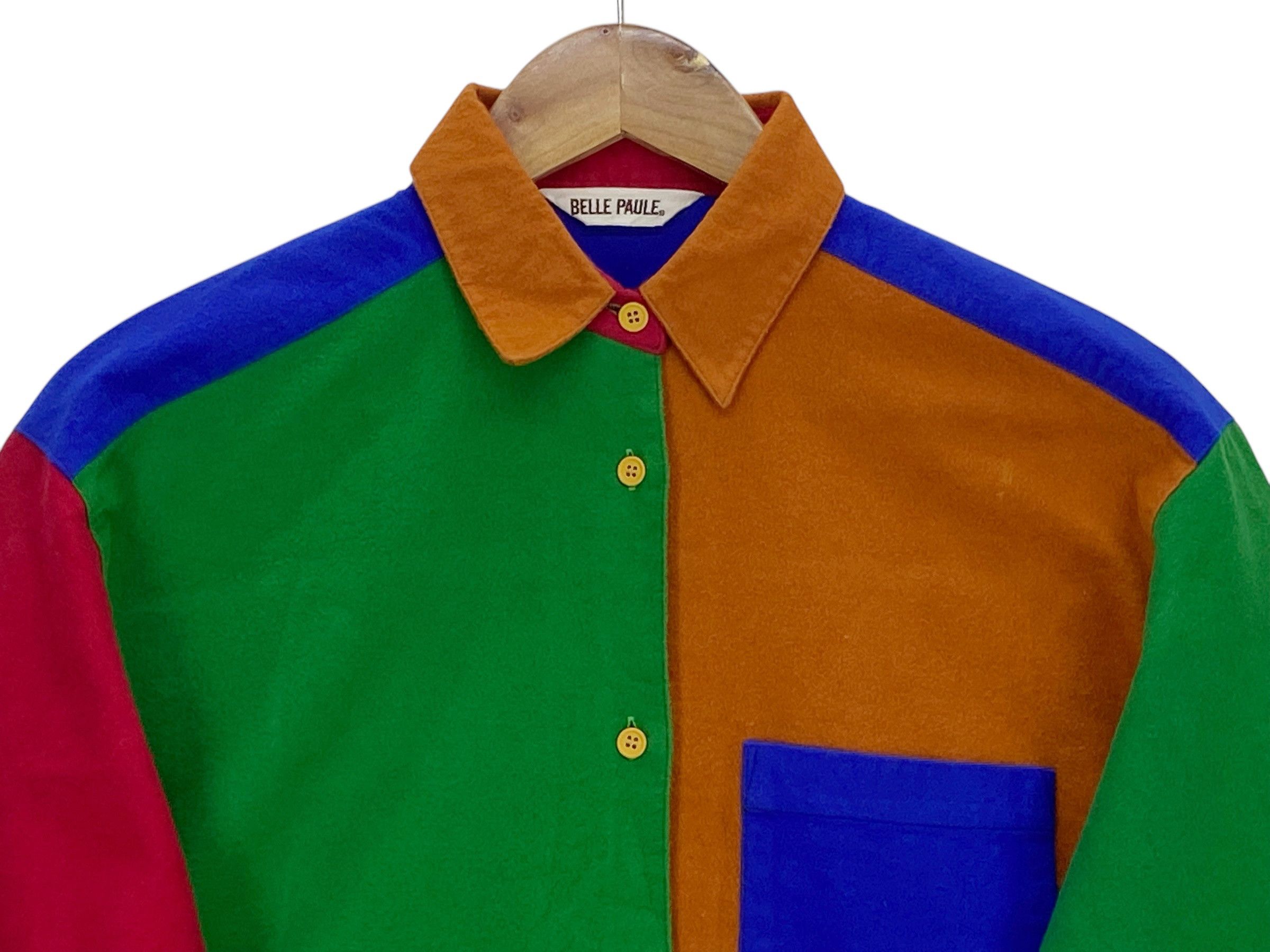 Japanese Brand × Vintage Belle Paule Long Sleeve Two Tonne Shirt Size US S / EU 44-46 / 1 - 3 Thumbnail