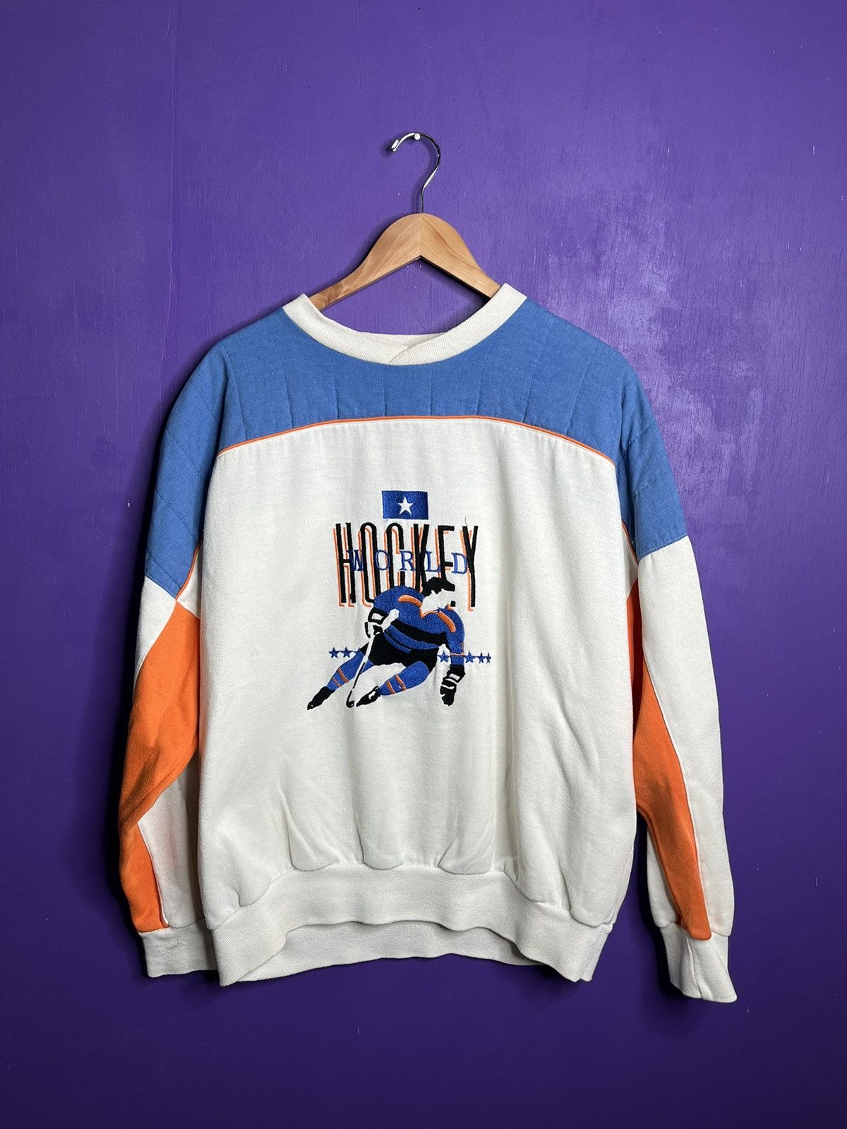 Vintage 90s Nike Hockey world player sweatshirt