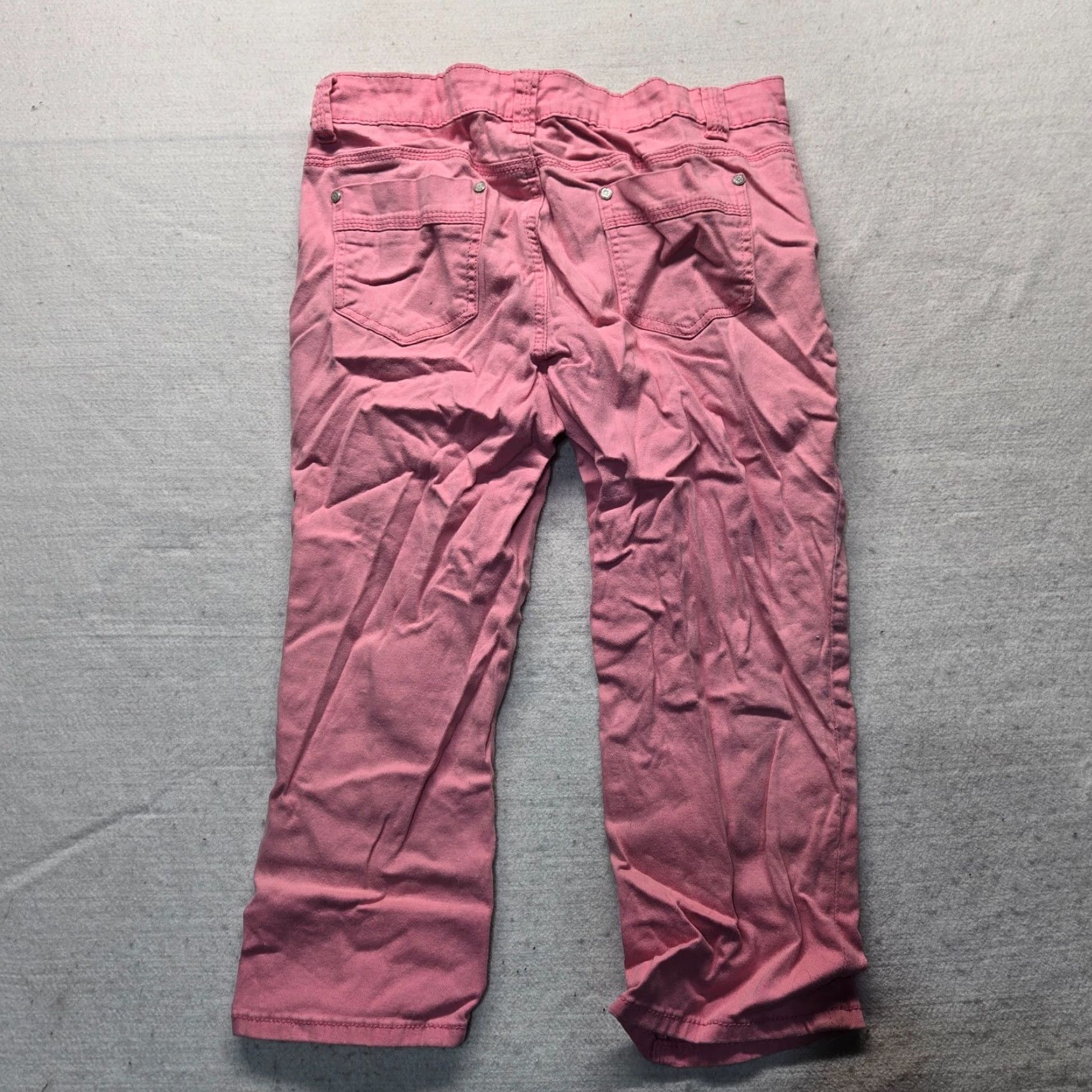 Denime Deja Bleu Pink Jeans Crop Capri Straight Denim Adult Women's Size 12 Size 34" / US 12 / IT 48 - 7 Thumbnail