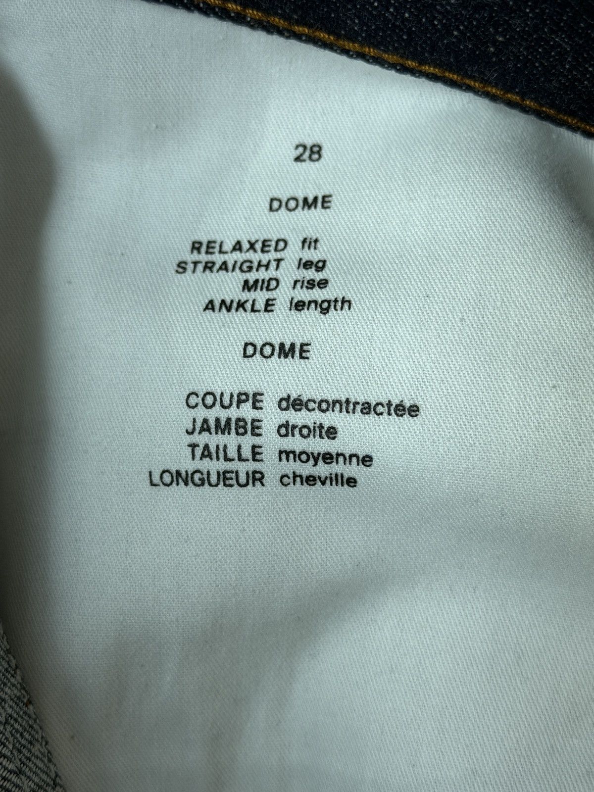 Cos Dark Blue COS Selvedge Denim Jeans Size US 29 - 8 Thumbnail