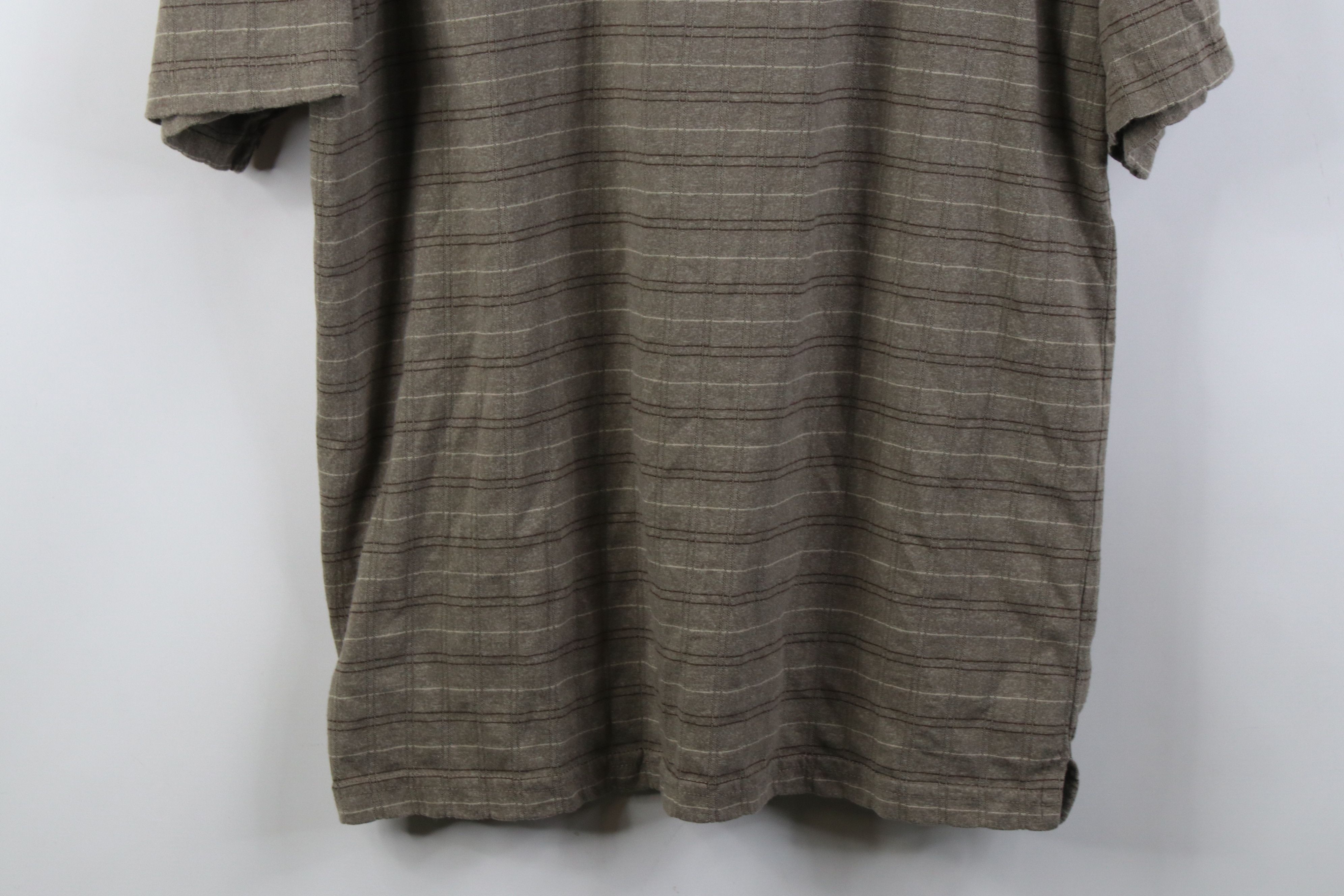 Vintage Vintage 90s Streetwear Striped Knit Golf Polo Shirt Size US L / EU 52-54 / 3 - 10 Thumbnail