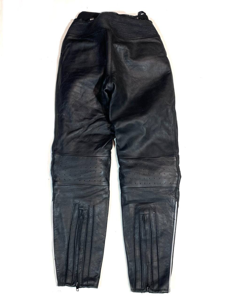 Leather Cafe Racer Vintage Moto Racing Leather Pants Size US 29 - 6 Thumbnail