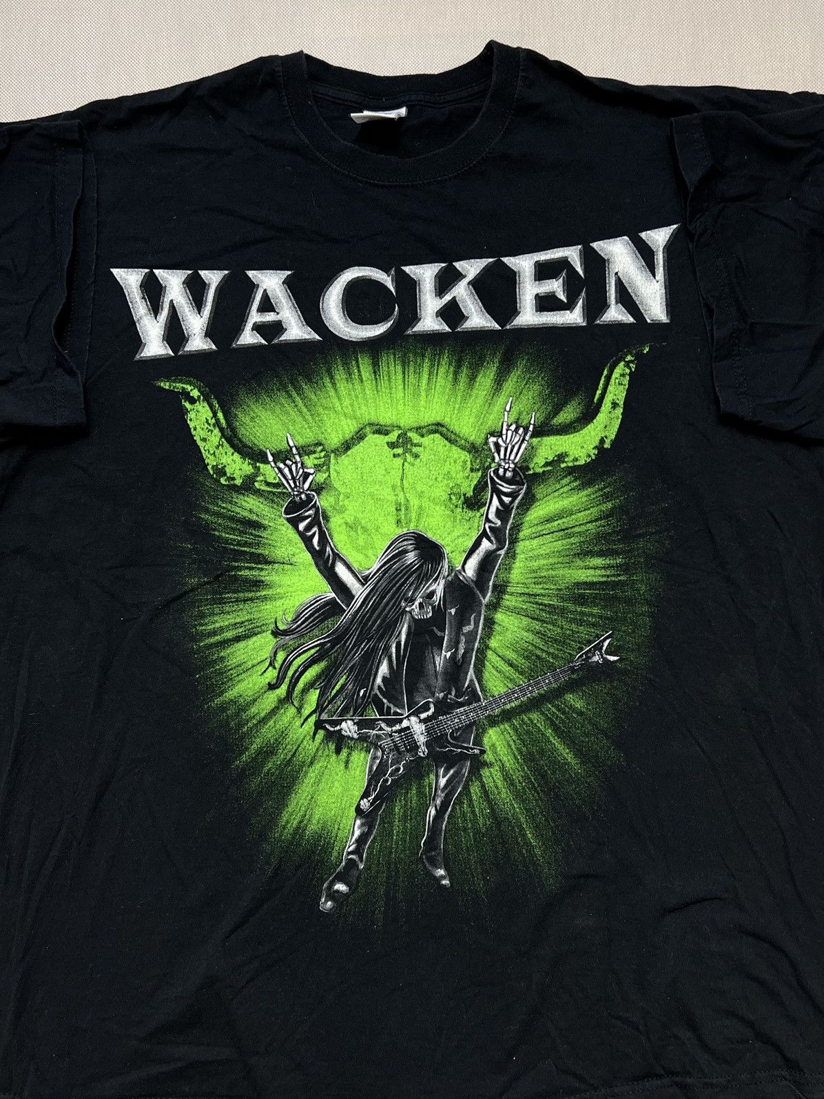 Band Tees × Vintage Tshirt Wacken Metal vintage tees black Size US XL / EU 56 / 4 - 2 Thumbnail