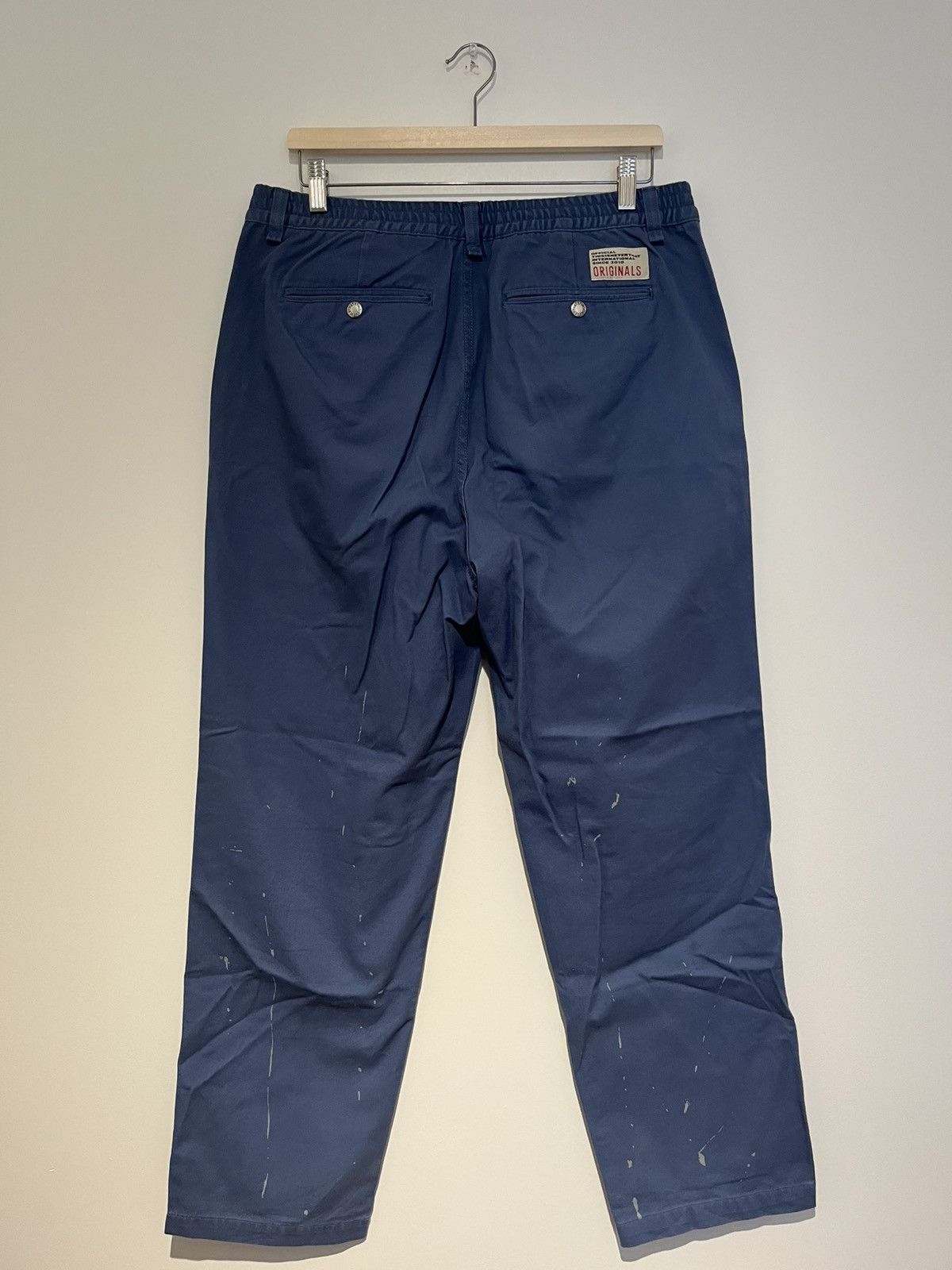 thisisneverthat Thisisneverthat Blue Splatter Paint Chino Pants Size US 36 / EU 52 - 5 Thumbnail