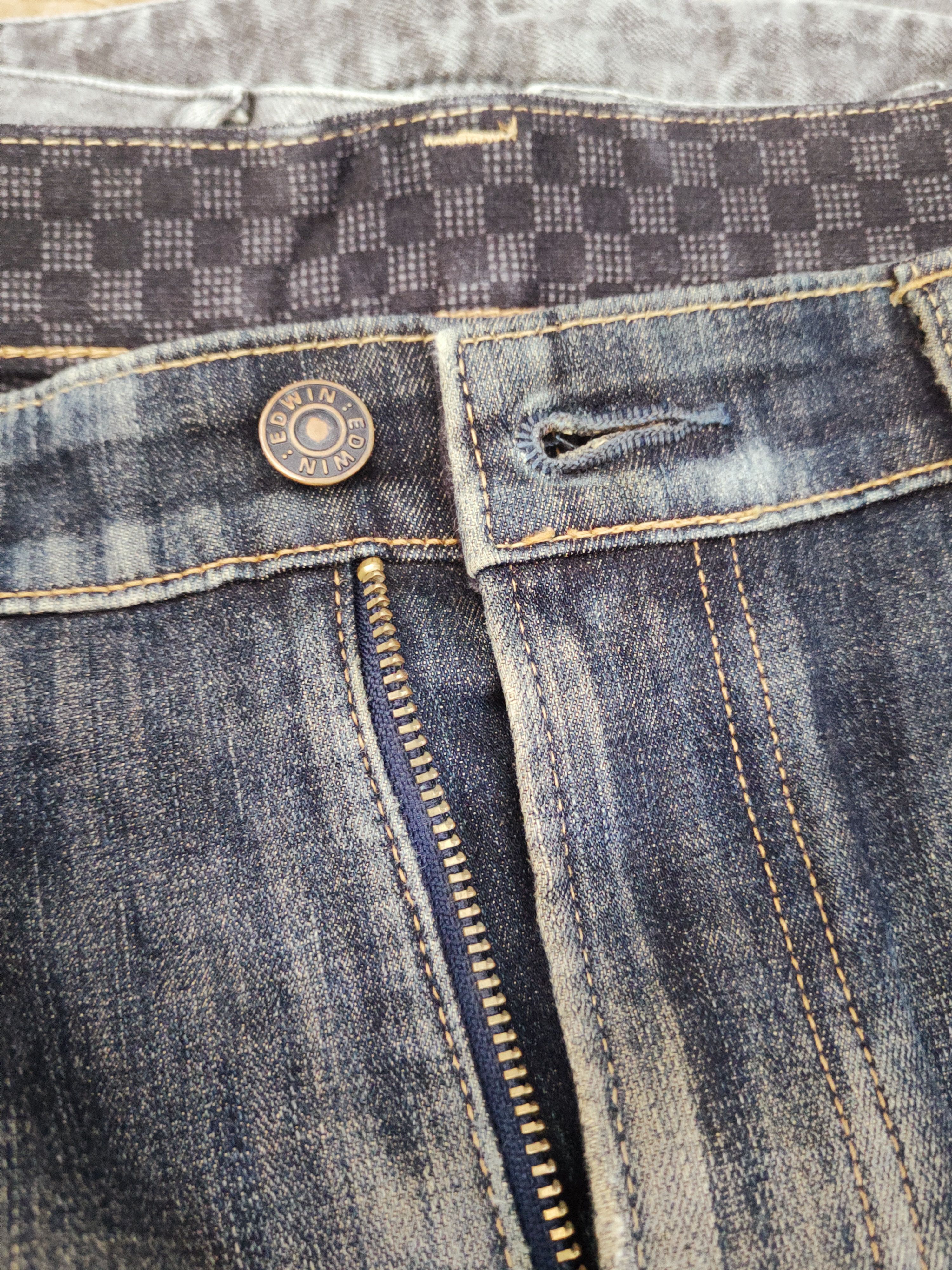 Edwin Edwin Blue Faded Distressed Ripped Jeans#W 111 Size US 32 / EU 48 - 19 Thumbnail