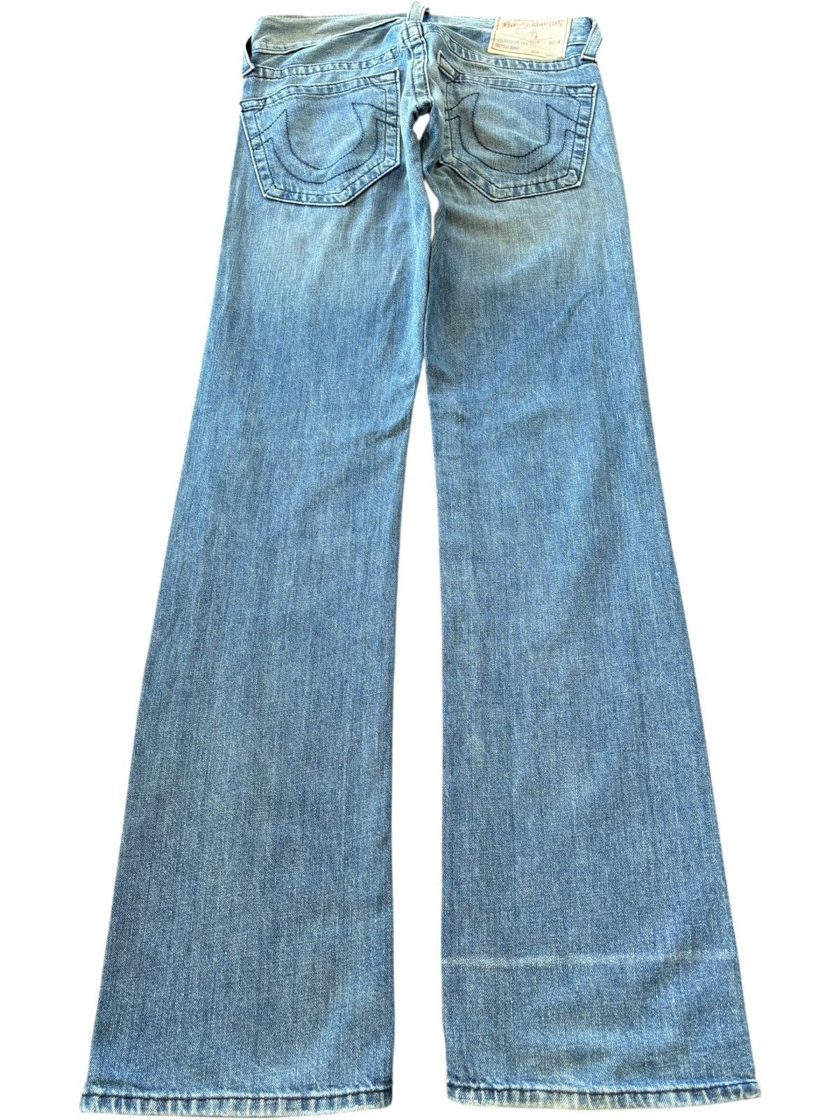 True Religion Vintage True Religion Bobby Blue Wash Distress Bootcut Jeans Size US 32 / EU 48 - 2 Thumbnail