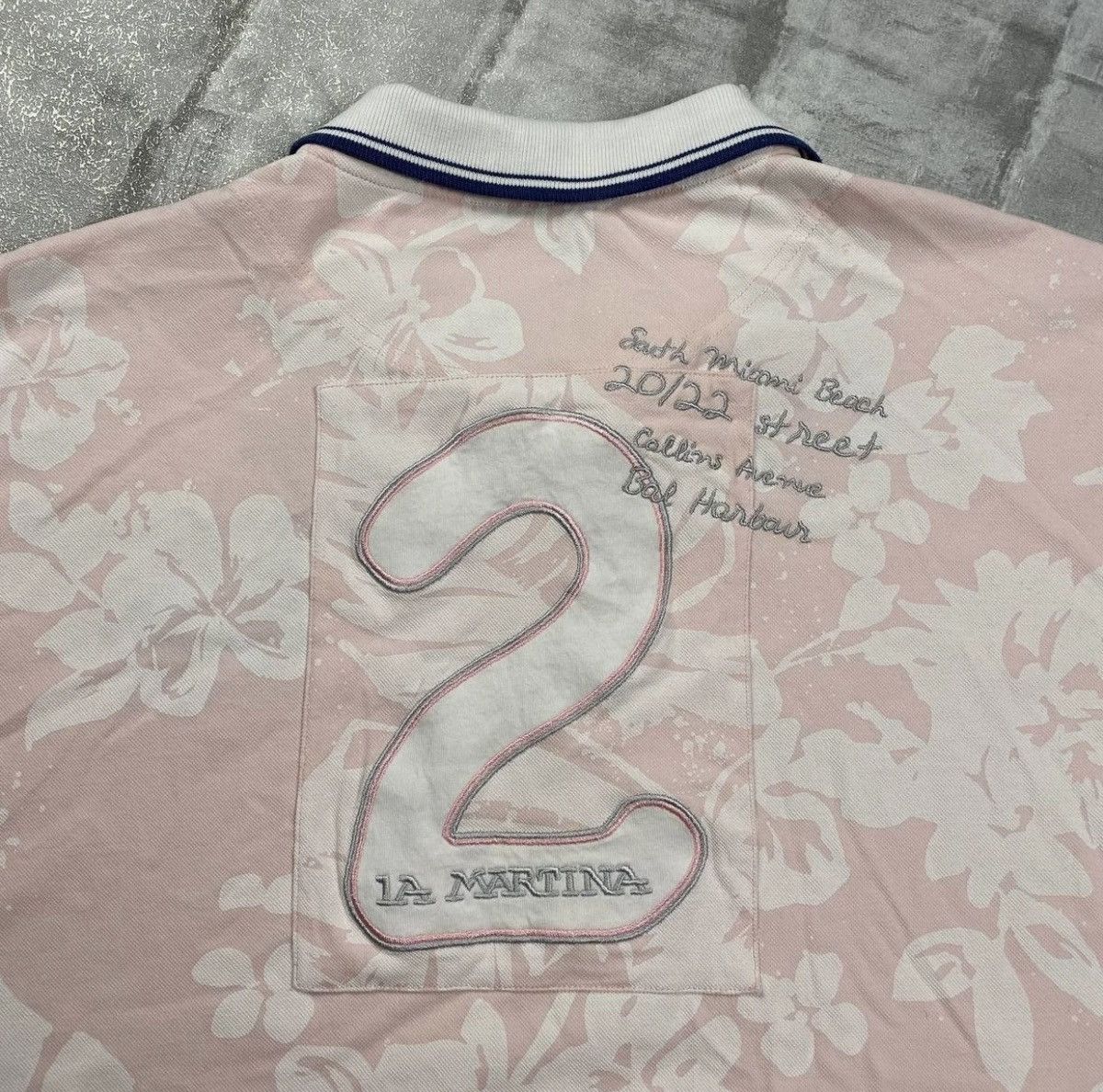 La Martina LA MARTINA PINK POLO T-SHIRT Size US XXL / EU 58 / 5 - 4 Thumbnail
