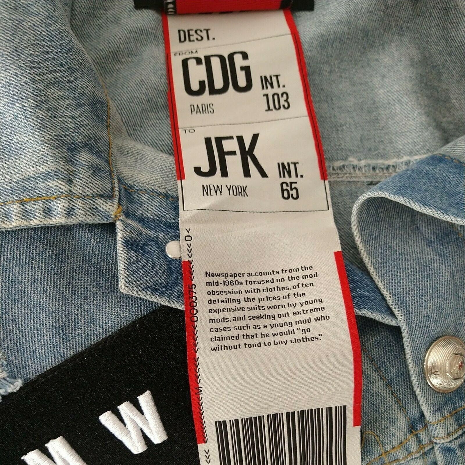 Other Mod Wave Movement Denim Jean Jacket Button Up Men Size XL Size US XL / EU 56 / 4 - 11 Thumbnail