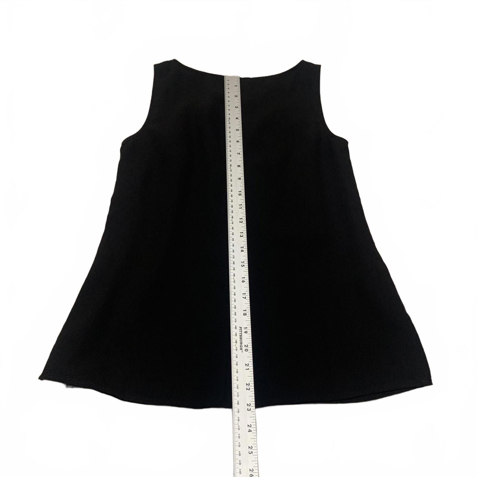 Ann Taylor Ann Taylor Women's Size X-Small Black Sleeveless Blouse Size XS / US 0-2 / IT 36-38 - 9 Thumbnail