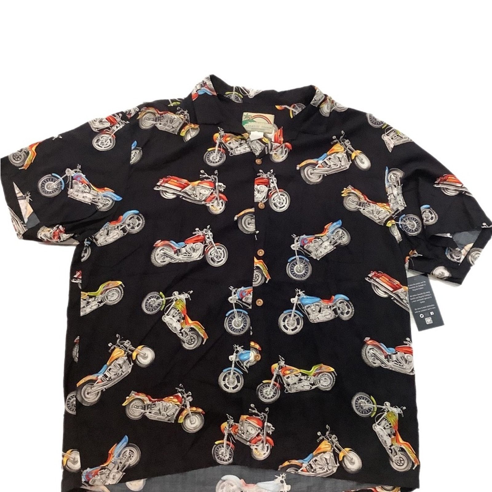 Paradise Found VTg Hawaiian Motorcycle shirt Size US XL / EU 56 / 4 - 1 Thumbnail