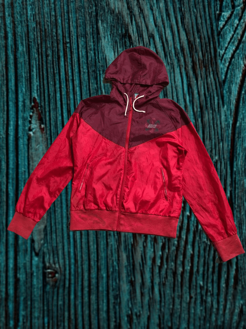 Nike Zip Red Jacket Y2K Vintage Nike Logo Streetwear Size US L / EU 52-54 / 3 - 1 Thumbnail