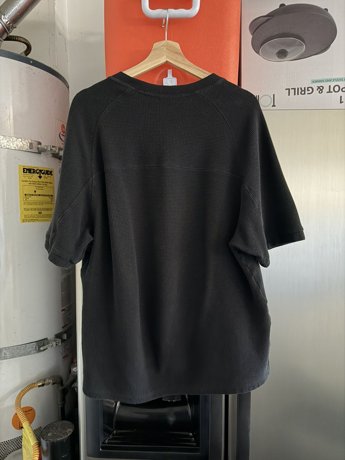 1017 ALYX 9SM 1017 ALYX 9SM Black Thermal Waffle Logo T-Shirt Size US L / EU 52-54 / 3 - 2 Thumbnail