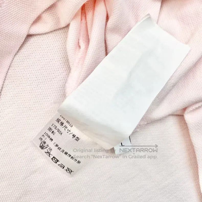 Loewe Loewe Watermelon Letter Embroidered Logo Pink Polo Shirt Size L / US 10 / IT 46 - 5 Thumbnail