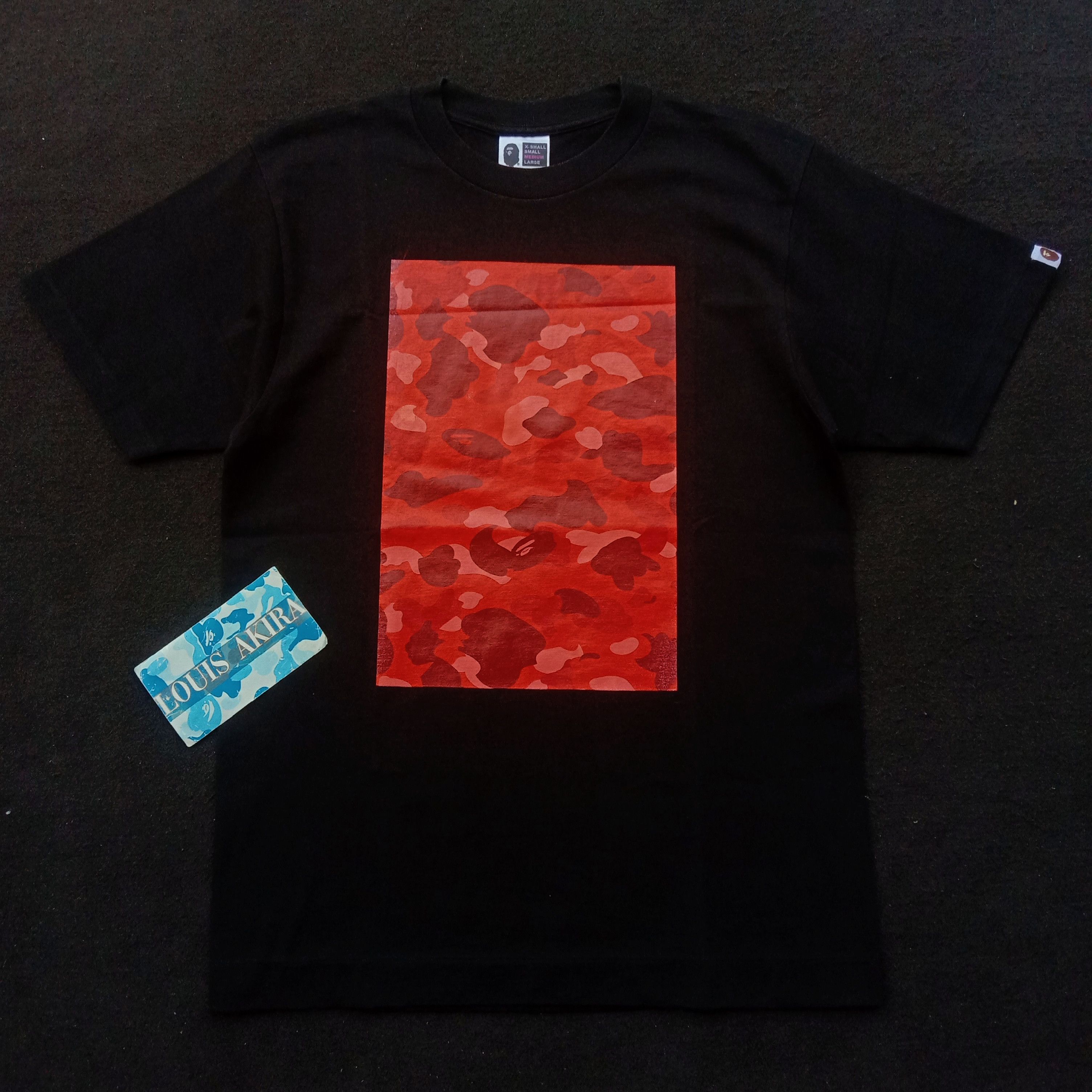 image of Bape Color Camo Box Tee (2005) in Black, Men's (Size Medium)