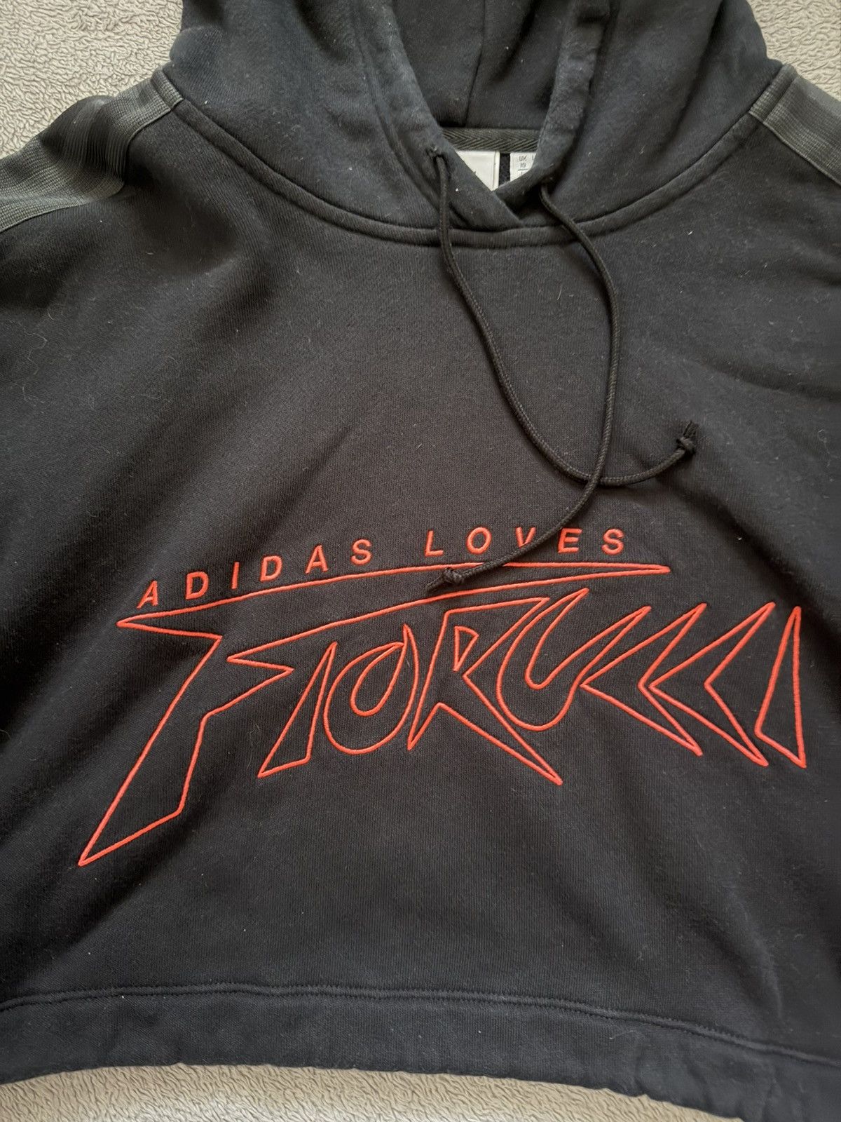 Fiorucci Adidas × Fiorucci Crop Hoodie Size S / US 4 / IT 40 - 6 Thumbnail
