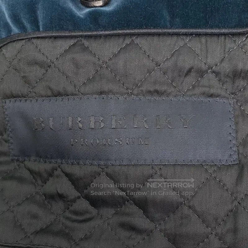 Burberry Burberry Blue Cotton Men's Blazer. Size US M / EU 48-50 / 2 - 5 Thumbnail
