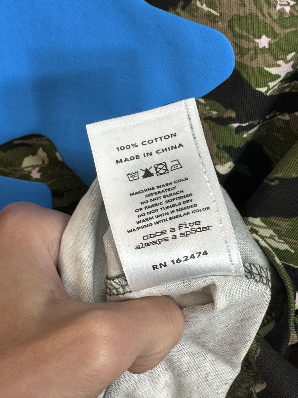 Sp5der Sp5der Beluga Tiger Camo Long-sleeve Tee - Size S Size US S / EU 44-46 / 1 - 6 Thumbnail