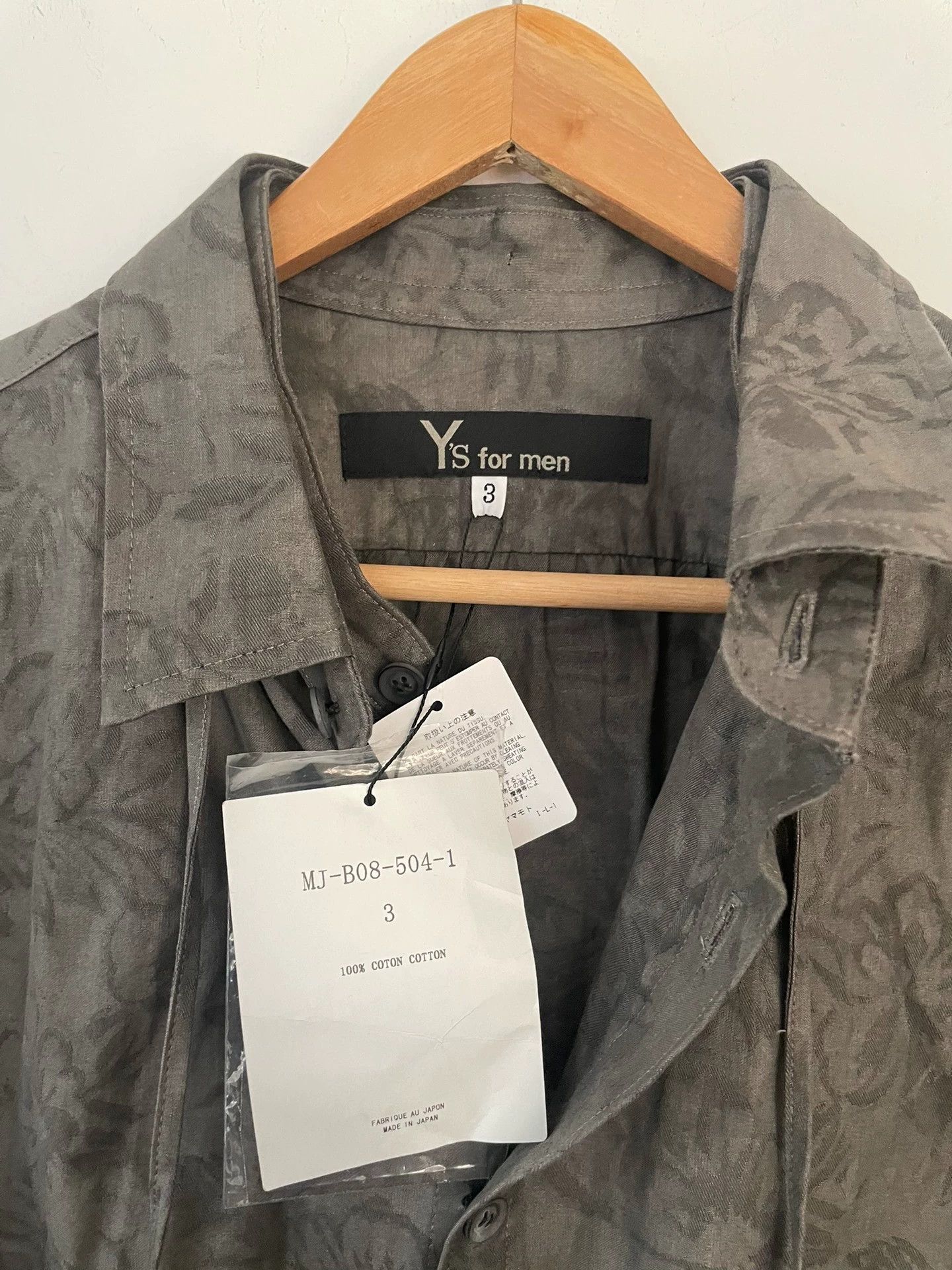 Yohji Yamamoto Yohji Yamamoto Y's for Men Floral Ribbon Shirt Size US M / EU 48-50 / 2 - 6 Thumbnail