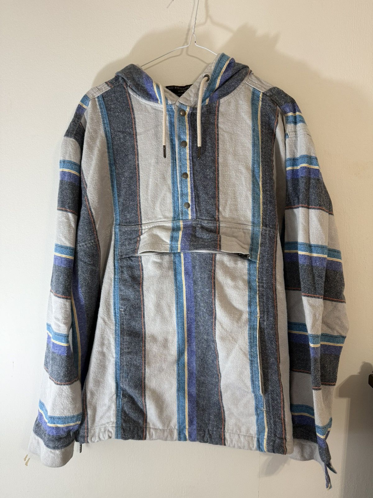 Vintage Vintage baja striped hoodie surfwear Size US M / EU 48-50 / 2 - 1 Thumbnail