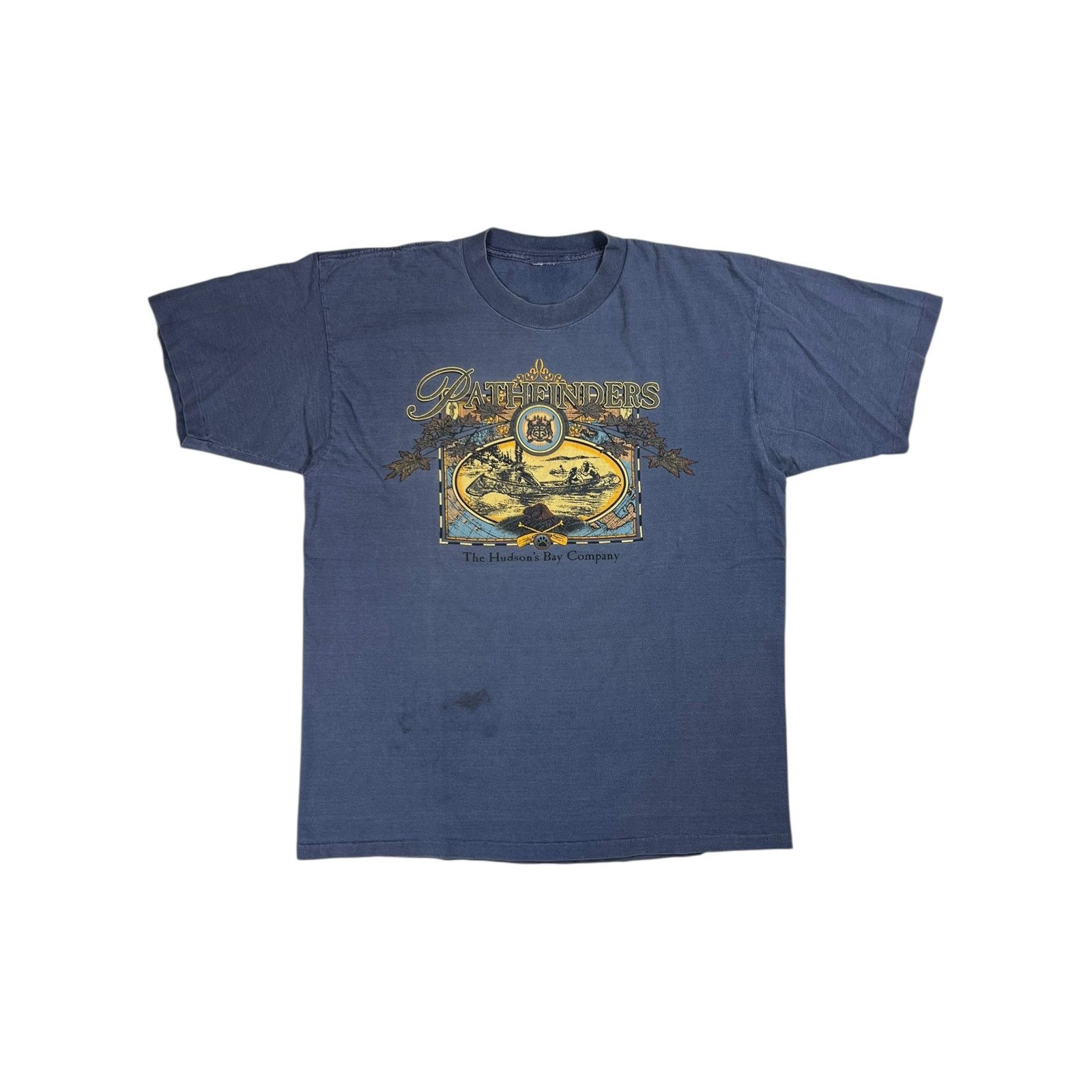 Hudsons Bay × Vintage Vintage 90s Hudson’s Bay Company faded outdoors tee (L) Size US XL / EU 56 / 4 - 1 Thumbnail