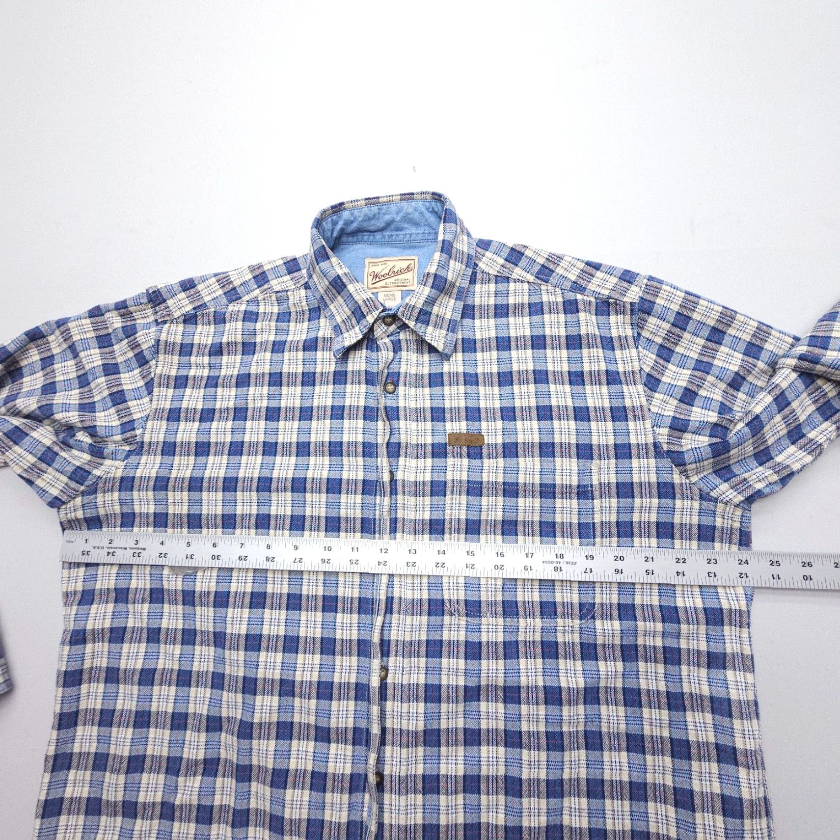 Vintage Woolrich Heavyweight Plaid Button-Up Long Sleeve Shirt Mens Large Outdoor Casual Size US L / EU 52-54 / 3 - 7 Thumbnail