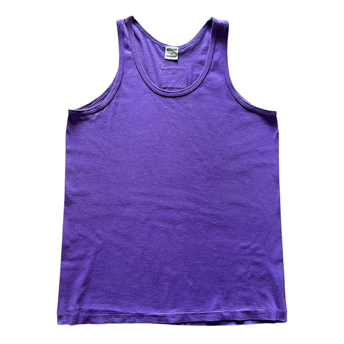 Moschino 📢SENDOFFER📢Vintage Moschino Faded Tank Top Size US L / EU 52-54 / 3 - 3 Thumbnail