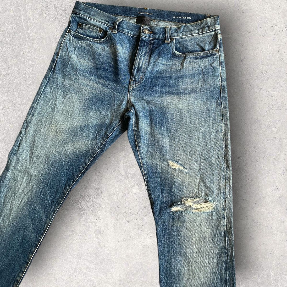 Saint Laurent Paris SS16 “Surf Sound” Knee Slit By Hedi Slimane Size US 34 / EU 50 - 2 Thumbnail