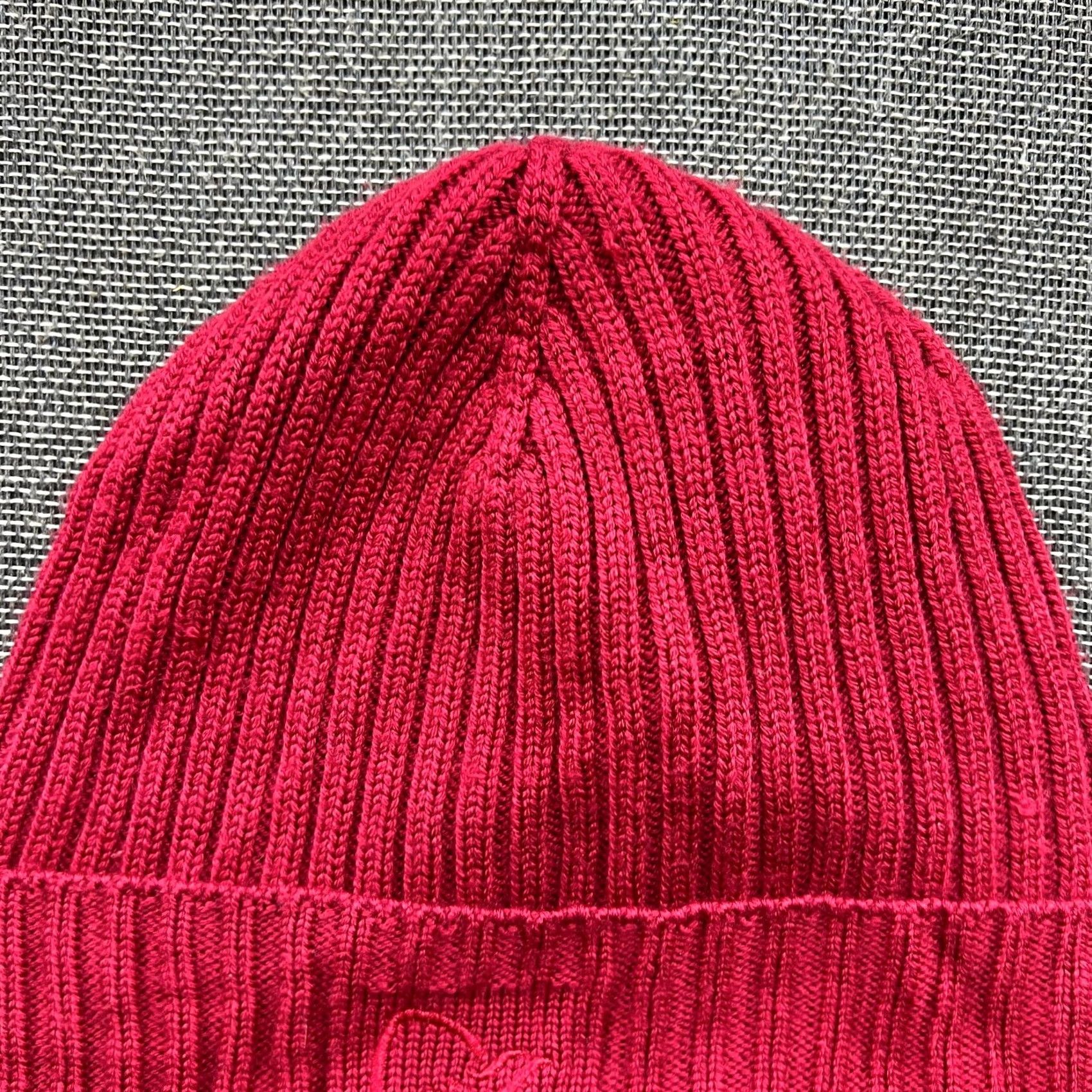 Vintage Norrona Rib Beanie Hat One Size 100% Wool Red Lined Thermal Jester Beanie Unisex Adults Mens Womens Boys Girls Size ONE SIZE - 3 Thumbnail