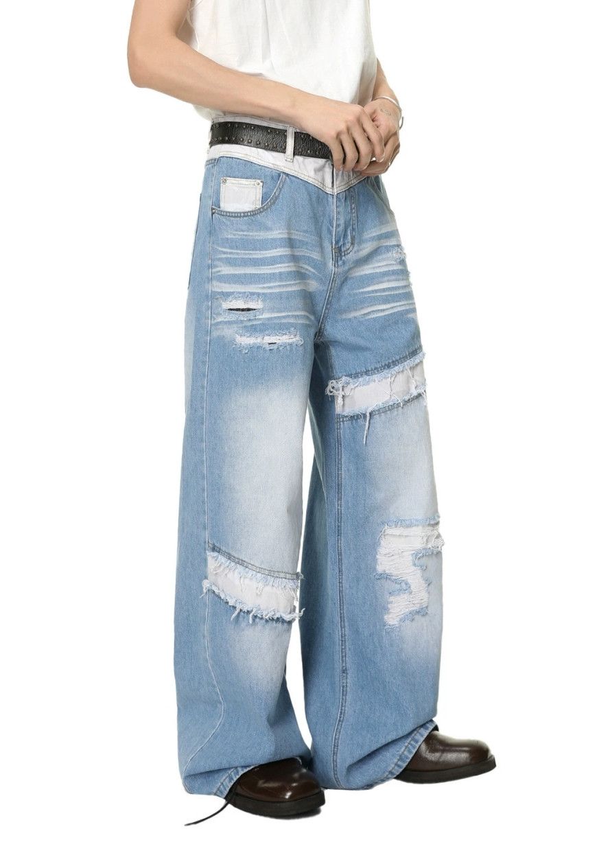 Other Men’s Patchwork distressed denim Size US 30 / EU 46 - 3 Thumbnail