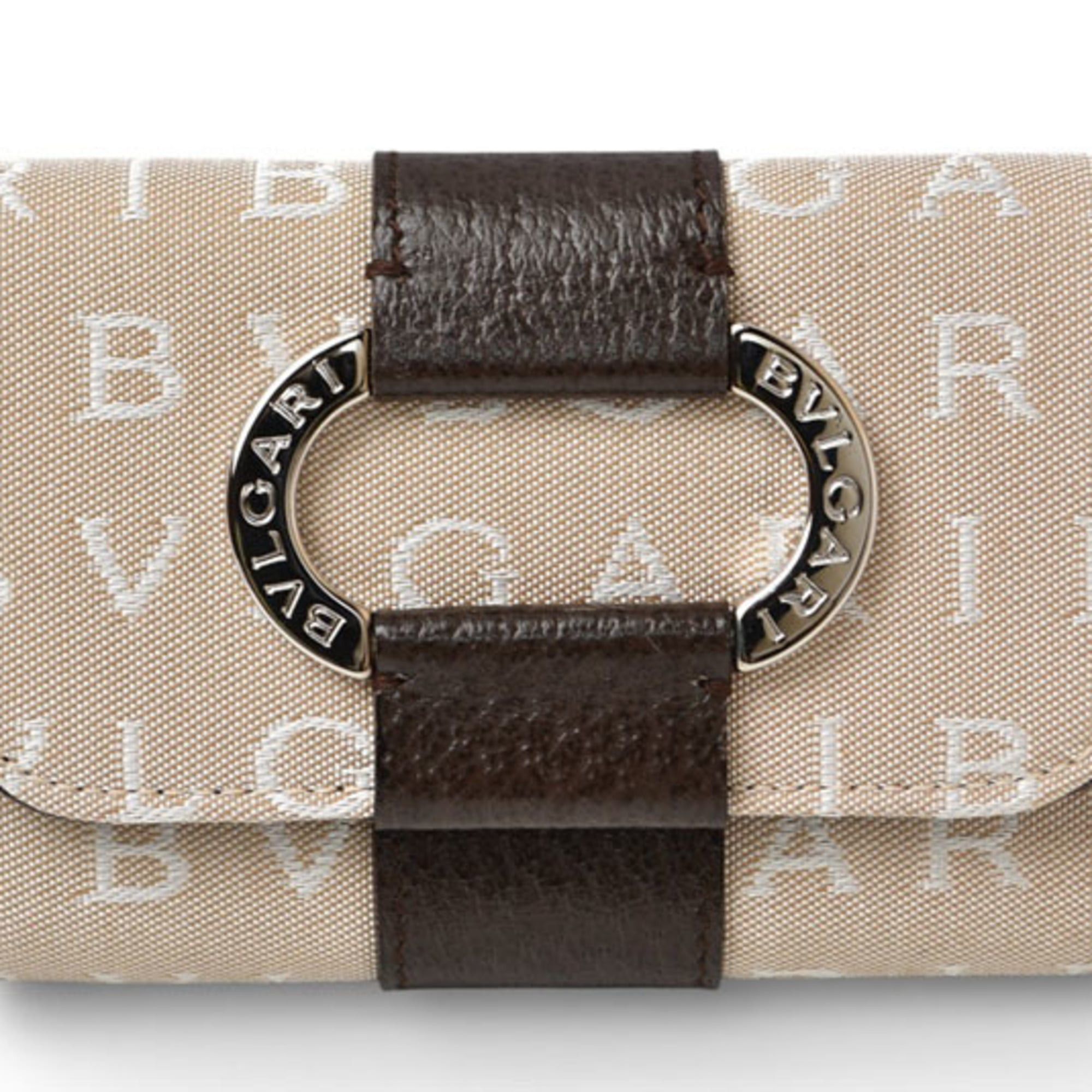 Bvlgari BVLGARI Mania key case holder beige for men and women Size ONE SIZE - 1 Thumbnail