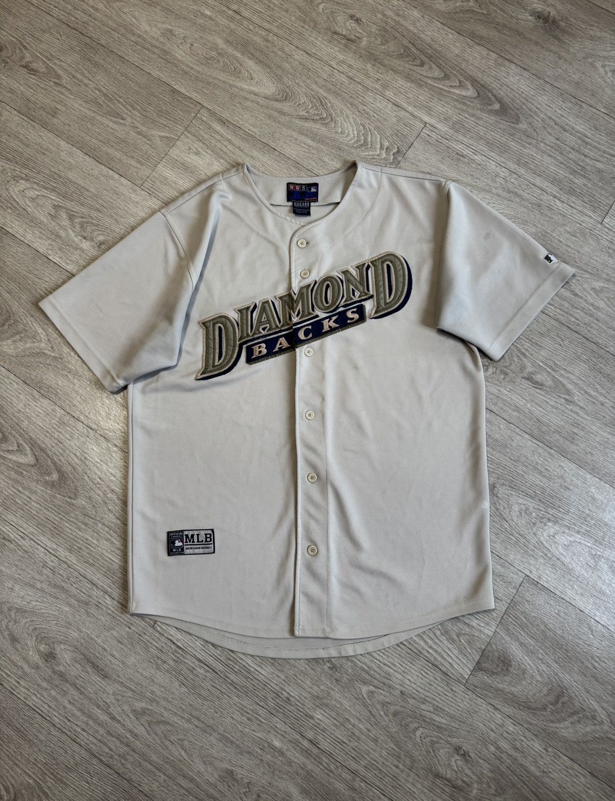 MLB 🔷Vintage Arizona Diamondbacks Baseball By WWS Jersey 90s🔷 Size US XL / EU 56 / 4 - 1 Thumbnail