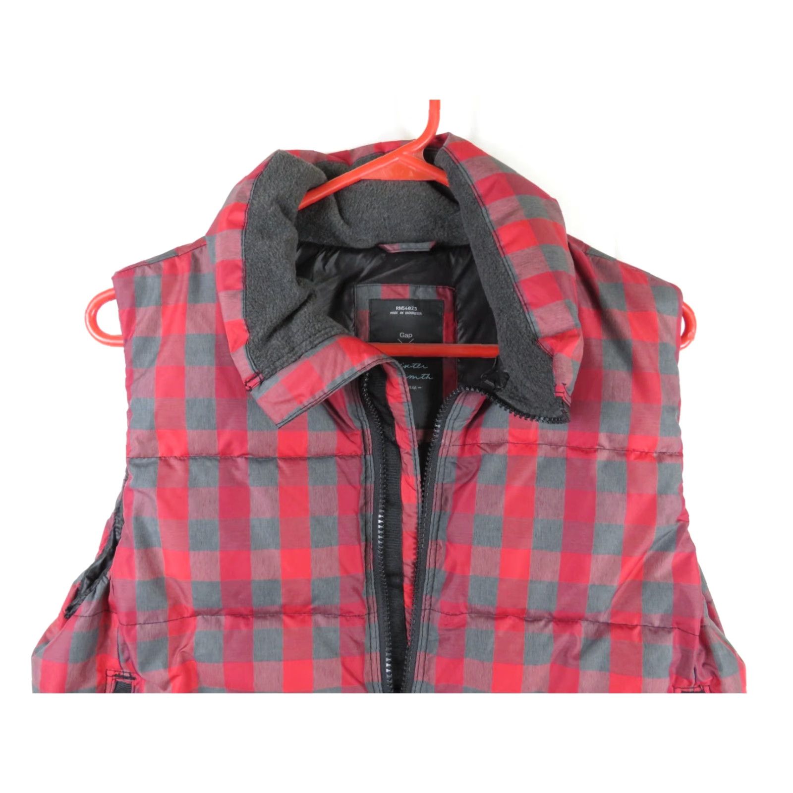 Gap Gap Outdoor Vest Women's Red Black S Zip Full Zip Packable Eddie Bauer Travex Nylon Fleece Size S / US 4 / IT 40 - 3 Thumbnail
