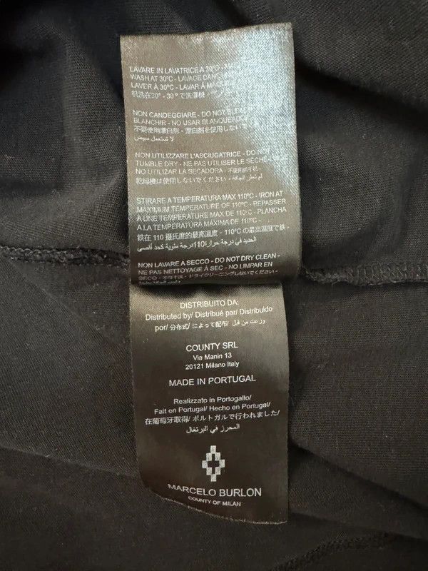 Marcelo Burlon Marcelo Burlon Country of Milan Wolf Orange Black size M Size US M / EU 48-50 / 2 - 7 Thumbnail