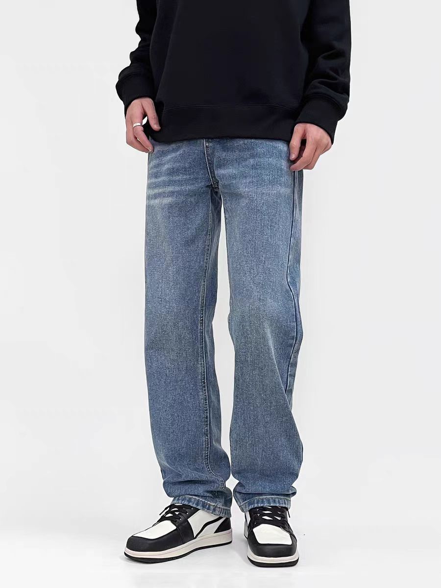 Japanese Brand × Jean High street washed baggy straight leg jeans Size US 32 / EU 48 - 1 Thumbnail
