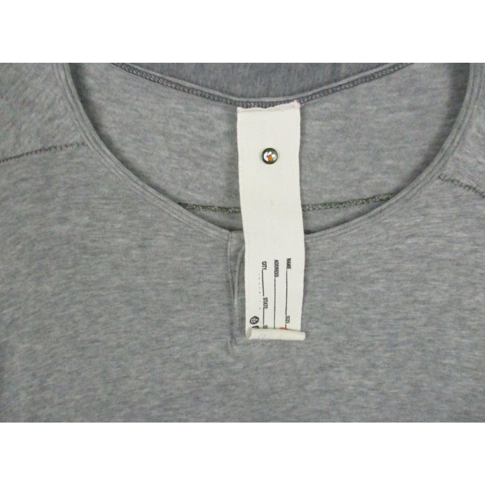Vintage VINTAGE Ever Henley Shirt Mens XL Gray Heather Short Sleeve Pocket Raw Edge Casual Size US XL / EU 56 / 4 - 4 Thumbnail