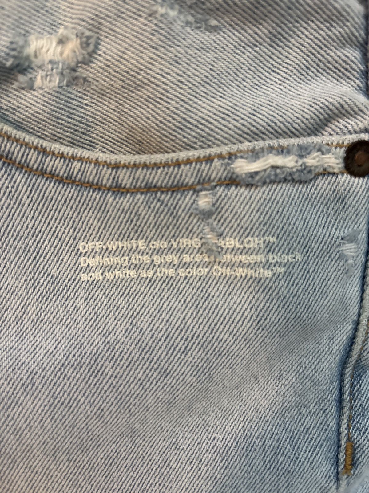Off-White Off-white temperature denim Size US 34 / EU 50 - 4 Thumbnail