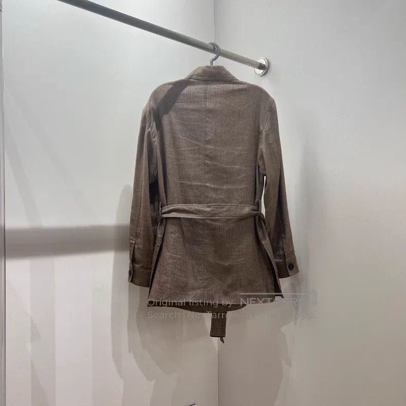 Brunello Cucinelli Brunello Cucinelli Women's linen and wool blend jacket Size XS / US 0-2 / IT 36-38 - 2 Thumbnail