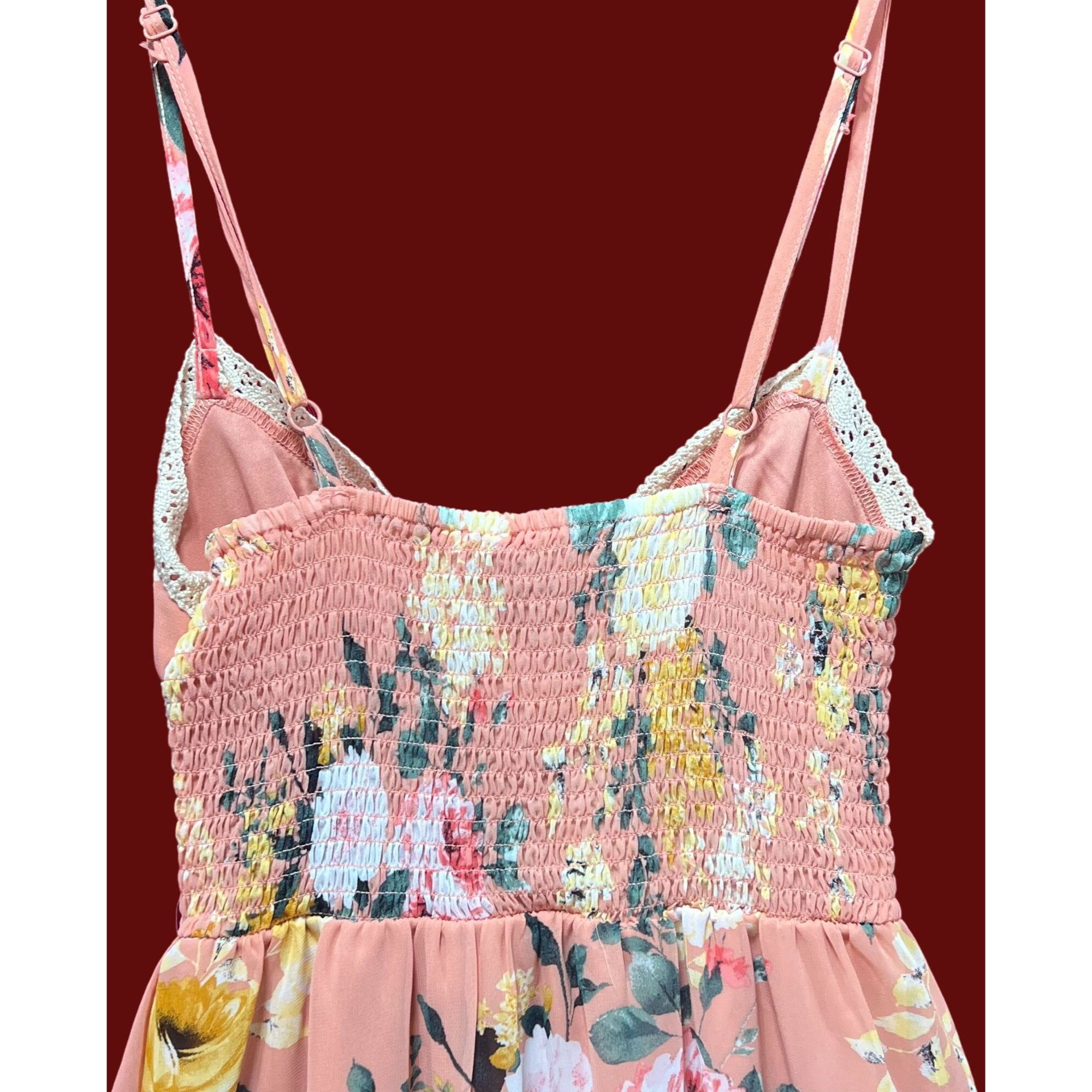 rue21 Rue 21 - Women's Sumer Sleeveless High Low Hem Ruffle Floral Size XXS / US 00 / IT 34 - 15 Thumbnail