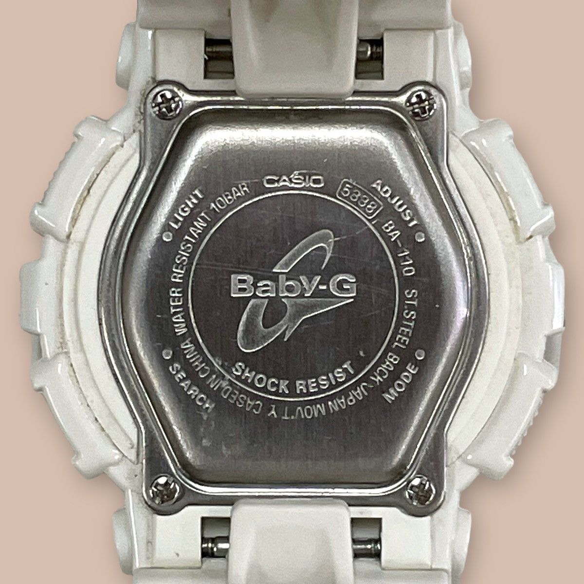 Casio Casio Baby-G BA-110 White/Pink/Gold Size ONE SIZE - 9 Thumbnail