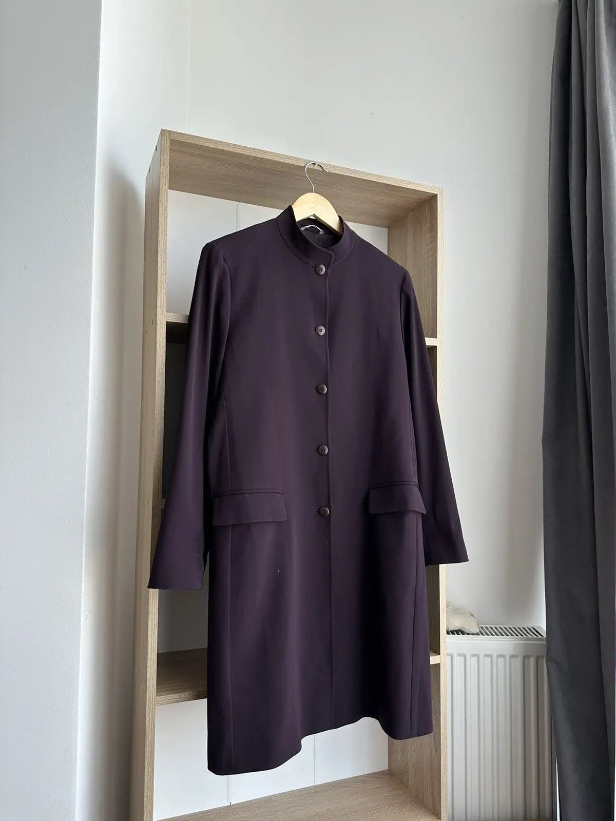 Max Mara × Vintage Vintage Max Mara Coat Violet Light Size 42 Size M / US 6-8 / IT 42-44 - 5 Thumbnail